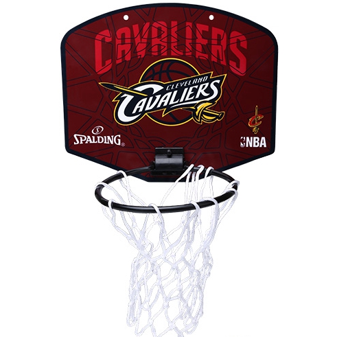 NBA斯伯丁迷你小篮筐 克里夫兰骑士队家用房间室内挂墙迷你篮板 77-637Y