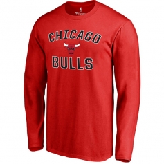 芝加哥公牛队潮流长袖 红色