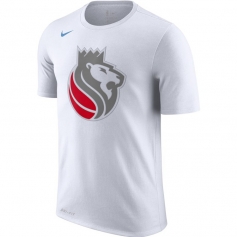 萨克拉门托国王队logo短袖 2021城市版白色