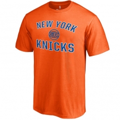 纽约尼克斯队潮流短袖 橙色