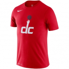 华盛顿奇才队logo短袖 2021城市版红色