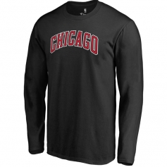 芝加哥公牛队logo长袖 黑色