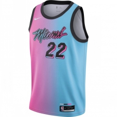 吉米-巴特勒迈阿密热火队22号球衣 2021粉色球迷版城市版