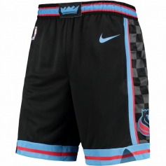 萨克拉门托国王队球裤 2021黑色城市版