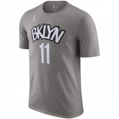 凯里-欧文布鲁克林篮网队11号短袖 2021宣告版灰色