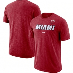 迈阿密热火队T恤 红色