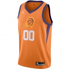 菲尼克斯太阳队定制球衣 2021橙色球迷版宣告版