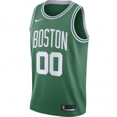 波士顿凯尔特人队定制球衣 2021绿色球迷版经典配色版