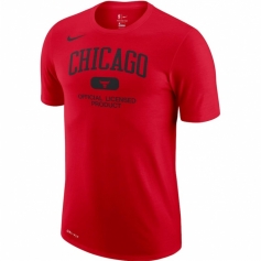 芝加哥公牛队红色T恤 2021