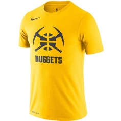 丹佛掘金队logo短袖 2021城市版黄色