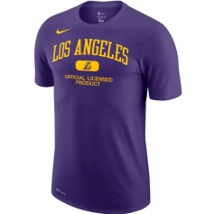 洛杉矶湖人队紫色T恤 2021