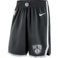 布鲁克林篮网队球裤 2021黑色经典配色版